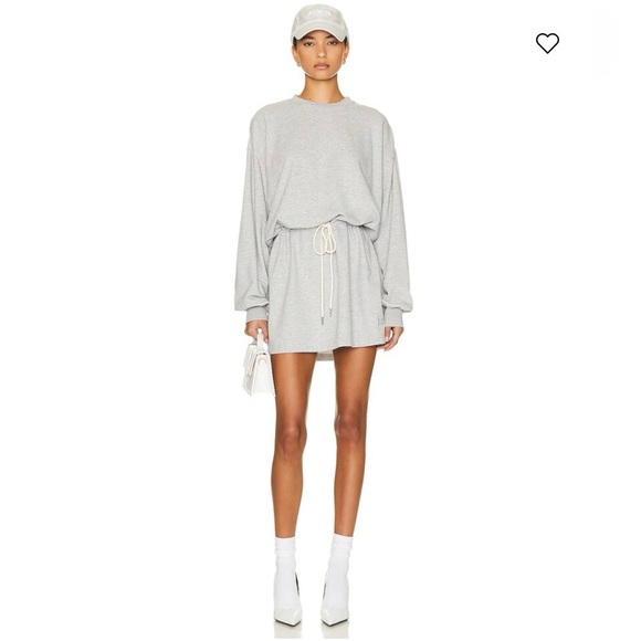 Helsa Dresses & Skirts - Helsa Organic Blend Sweatshirt Dress in Heather Grey size XS/S